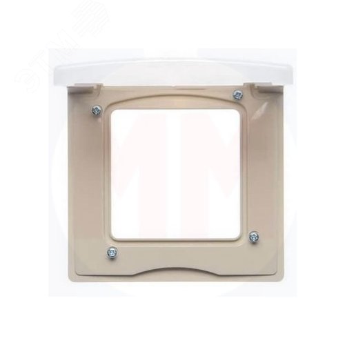 Изображение товара Рамка 1-местная с защитной крышкой IP44 слоновая кость ETIKA (шт)