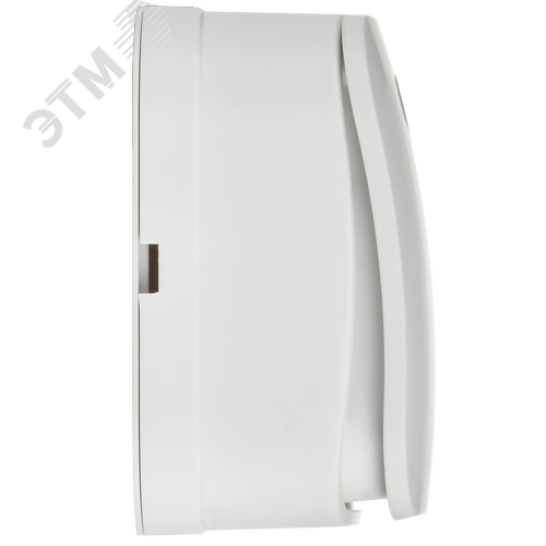 GLORY Выключатель 2-клавишный для открытой установки с индикацией 10А ВС20-2-1-ХБм белый матовый IEK - фото 3