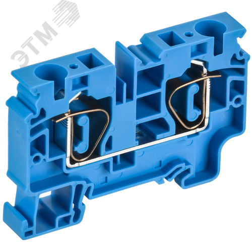 ARMAFIX Клемма пружинная CX10 BU 10мм2 проходная синяя IEK - фото 1