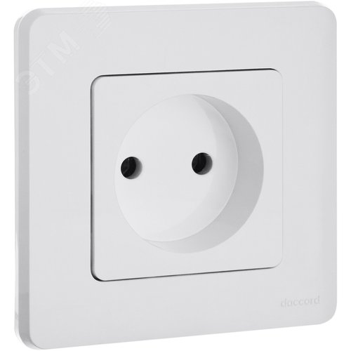 Розетка 1-местная без заземления без защитных шторок 16А белый INSPIRIA - фото 3