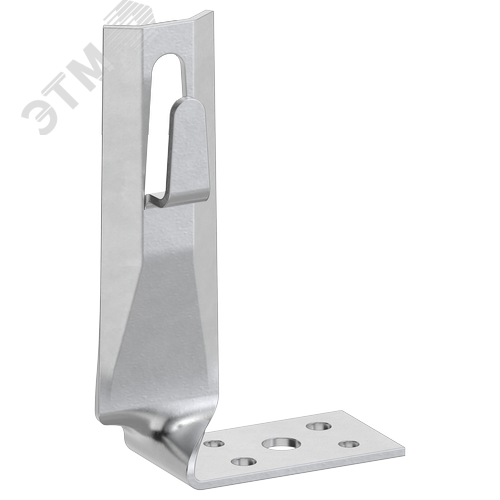 Изображение товара Держатель проводника круглого 6-8 мм угловой скрытый h 70 мм оцинкованная сталь (шт)