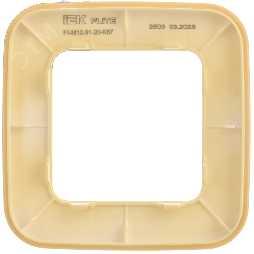 FLITE ARTISTIC Рамка 1-местная РУ-1-А-ФлН навахо IEK - фото 3