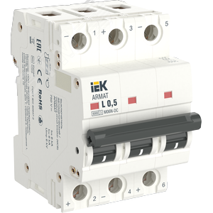 Изображение товара Выключатель автоматический M06N-DC 3P K 50А (шт)