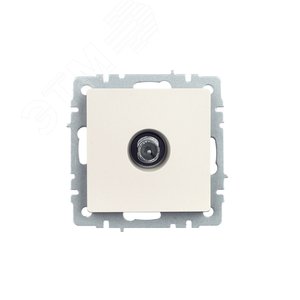 BRITE Розетка TV проходная РТВ10-0-БрЖ жемчуг - фото 2