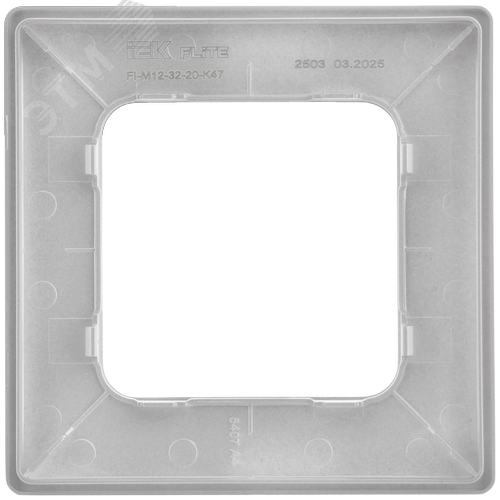 FLITE CLASSIC Рамка 1-местная РУ-1-К-ФлА алюминий IEK - фото 4