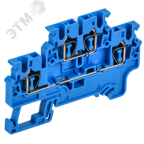 ARMAFIX Клемма пружинная 2 уровня CXDL2.5 BU IEK - фото 2