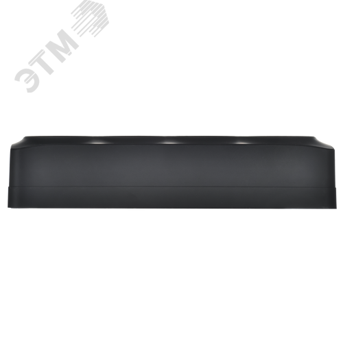 GLORY Розетка 4-местная для открытой установки с заземлением без защитных шторок 16А РС24-3-ХЧм черный матовый IEK - фото 5