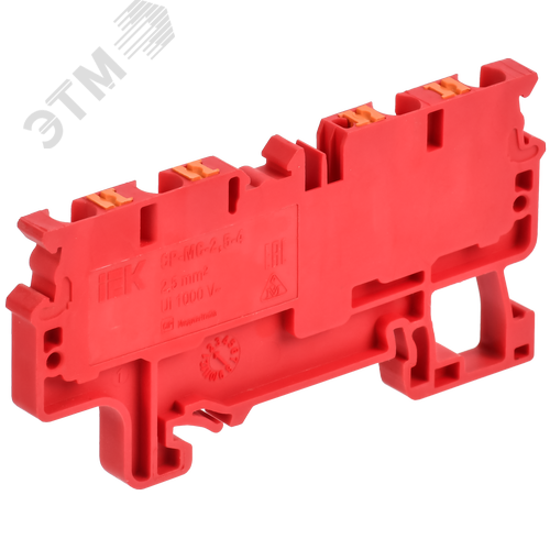 ARMAFIX Клемма пружинная Push In CP-MC 4 вывода 2,5мм2 красная IEK - фото 3
