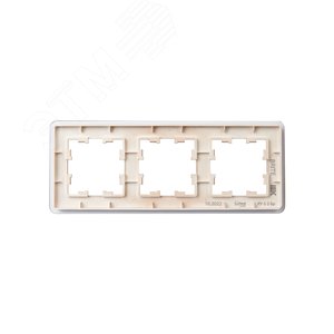 BRITE Рамка 3 поста РУ-3-2-Бр стекло дымчатый RE IEK - фото 3