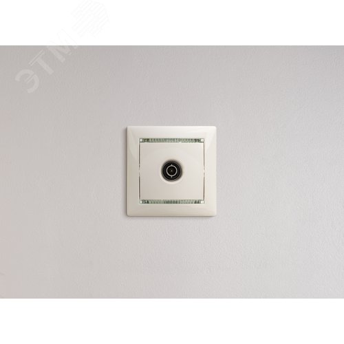 Розетка TV тип звезда белый VALENA - фото 4