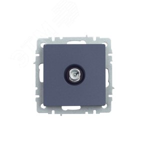 BRITE Розетка TV проходная РТВ10-0-БрМ маренго - фото 2