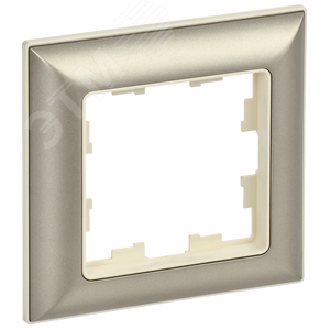 Изображение товара BRITE Рамка 1 пост РУ-1-Бр бежевый/шампань IEK (шт)