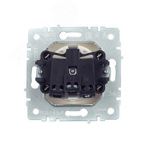 BRITE Розетка с заземлением без защитных шторок 16А РС11-1-0-БрЖ жемчуг - фото 4