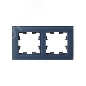 BRITE Рамка 2 поста РУ-2-2-Бр стекло маренго матовый IEK - фото 2