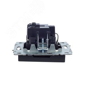 BRITE Розетка с заземлением без защитных шторок 16А РС11-1-0-БрГ графит - фото 6