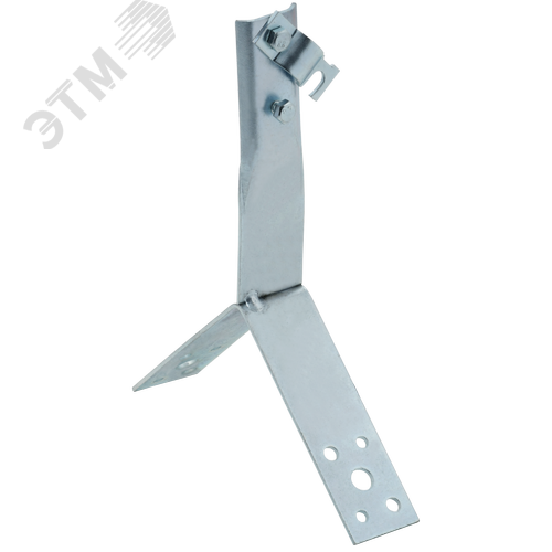 Изображение товара Держатель проводника круглого 6-10 мм винтовой для конька h 100 мм оцинкованная сталь HDZ (шт)