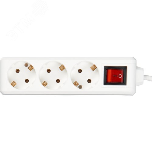 Удлинитель У03К-выключатель 3 места 2Р+PЕ/1.5 метра 3х1мм.кв 16А/250 - фото 3