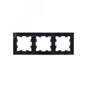 BRITE Рамка 3 поста РУ-3-БрТБ темная бронза - фото 4