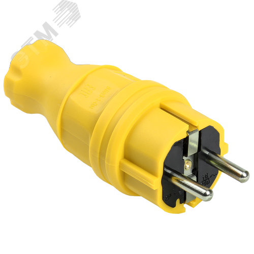 Изображение товара Вилка прямая ОМЕГА IP44 желтая ВБп3-1-0м (шт)