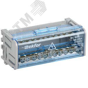 Изображение товара TEKFOR Шины на DIN-рейку (кросс-модуль) ШНК 2х11 L+PEN IEK (шт)