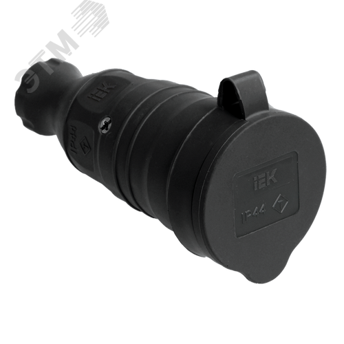 Изображение товара Розетка переносная каучук 16А 2Р+E IР44 ОМЕГА (шт)