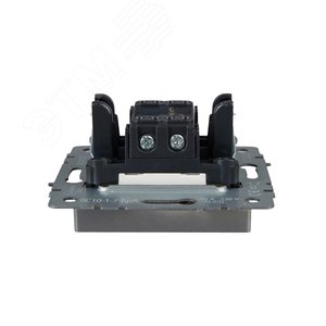 BRITE Выключатель одноклавишный проходной с индикацией 10А ВС10-1-7-БрА алюминий IEK - фото 4