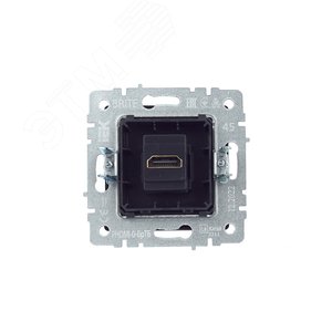 BRITE Розетка HDMI РHDMI-0-БрТБ темная бронза - фото 4