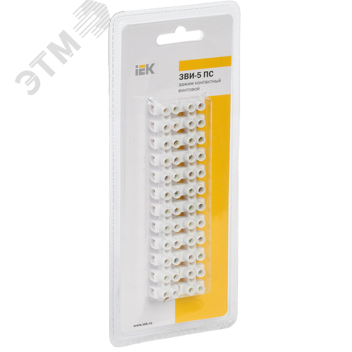 Зажим винтовой ЗВИ-5 1.5-4мм2.кв не поддерживает горение(2шт) - фото 2