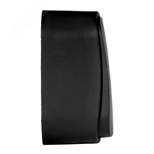 Выключатель 2-клавишный для открытой установки 10А черный матовый QUTEO - фото 3