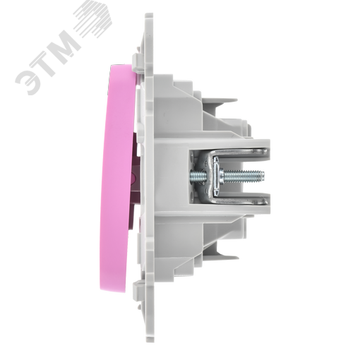FLITE Выключатель 2-клавишный 10А ВС12-1-0-ФлПр пурпурный IEK - фото 5