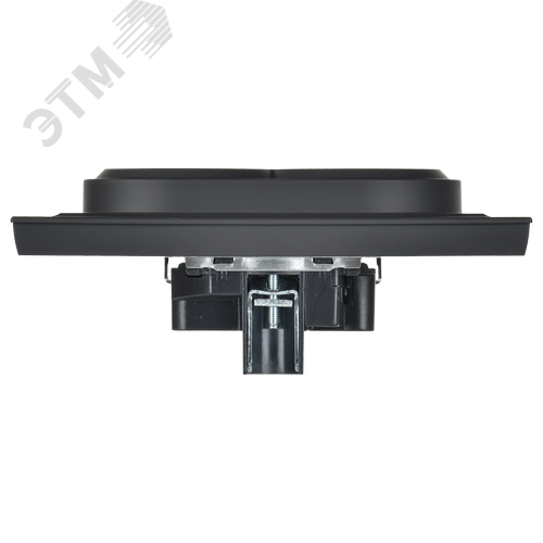 BRITE Розетка двойная с заземлением без защитных шторок 16А в сборе РС12-3-БрГ графит - фото 3