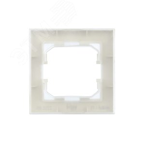 BRITE Рамка 1 пост IP44 РУ-1-БрЖ-44 жемчуг - фото 4