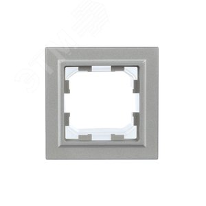 BRITE Рамка 1 пост IP44 РУ-1-БрА-44 алюминий - фото 2