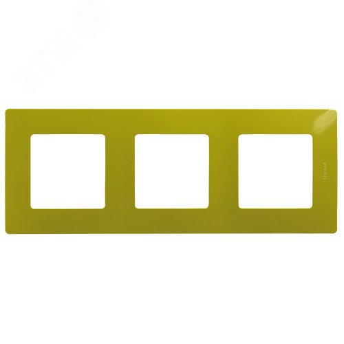 Изображение товара Рамка 3-местная зеленый папоротник ETIKA (шт)