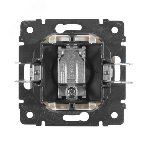 Розетка TV тип звезда белый VALENA - фото 5