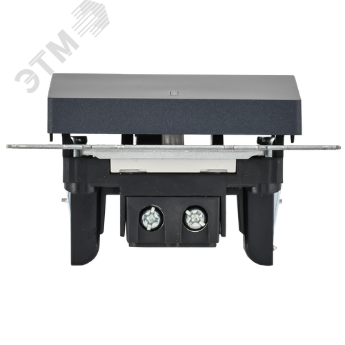 BRITE Выключатель одноклавишный с индикацией 10А ВС10-1-1-БрМ маренго - фото 2