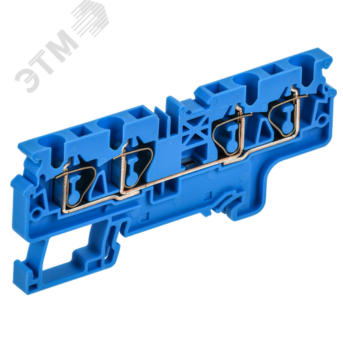 ARMAFIX Клемма пружинная CX4-3 BU 4мм2 трехконтактная синяя IEK - фото 1