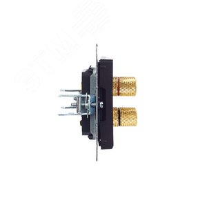 BRITE Аудиорозетка 4 поста РА10-БрЧ черный - фото 3