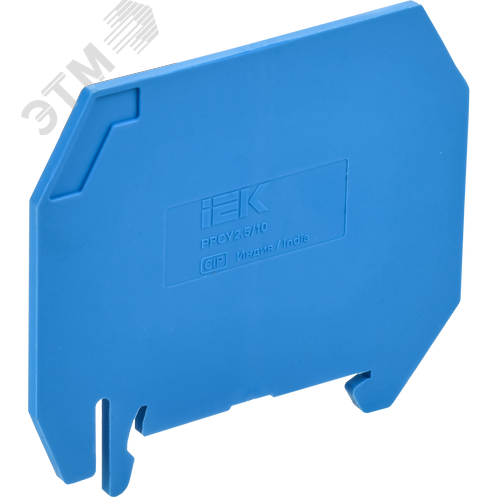 Изображение товара ARMAFIX Разделитель PPCY2.5/10BU для колодок клеммных CY2.5-CY10 синий IEK (шт)