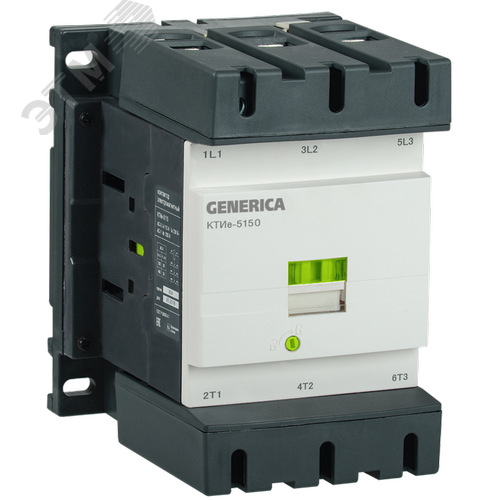 Изображение товара Контактор КТИе-5150 150А 400В/АС3 GENERICA (шт)