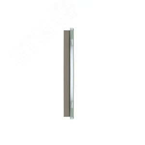 BRITE Рамка 2 поста РУ-2-2-БрД стекло дымчатый - фото 3