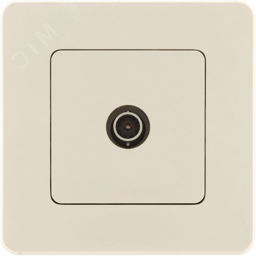 Розетка TV тип звезда слоновая кость INSPIRIA - фото 3