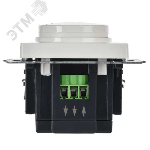 BRITE Светорегулятор поворотно-нажимной 600Вт СС10-1-0-БрБ белый - фото 4