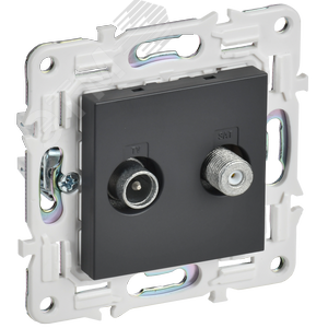 Изображение товара SKANDY Розетка двойная TV+SAT SK-A13T титан IEK (шт)