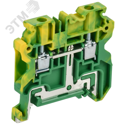 Изображение товара ARMAFIX Колодка клеммная CY4 PE винтовая 4мм2 проходная заземляющая Ex IEK (шт)