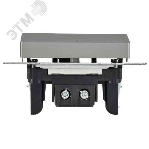 BRITE Выключатель одноклавишный с индикацией 10А ВС10-1-1-БрС сталь - фото 4