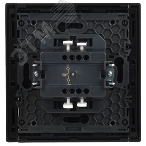 FORTE&PIANO Выключатель 1-клавишный самовозвратный 10А FP310 серый IEK - фото 3