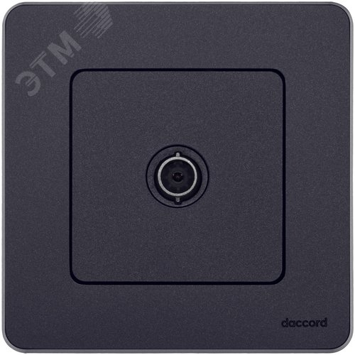 Розетка TV тип звезда антрацит INSPIRIA - фото 4