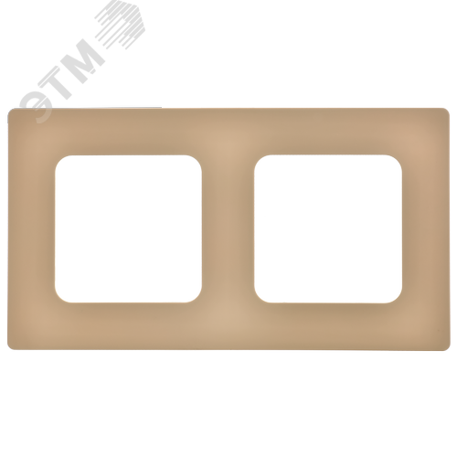 FLITE CLASSIC Рамка 2-местная РУ-2-К-ФлХ хаки IEK - фото 4