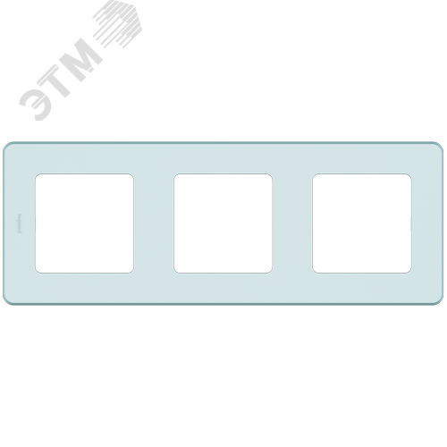 Изображение товара Рамка 3-местная мятный INSPIRIA (шт)